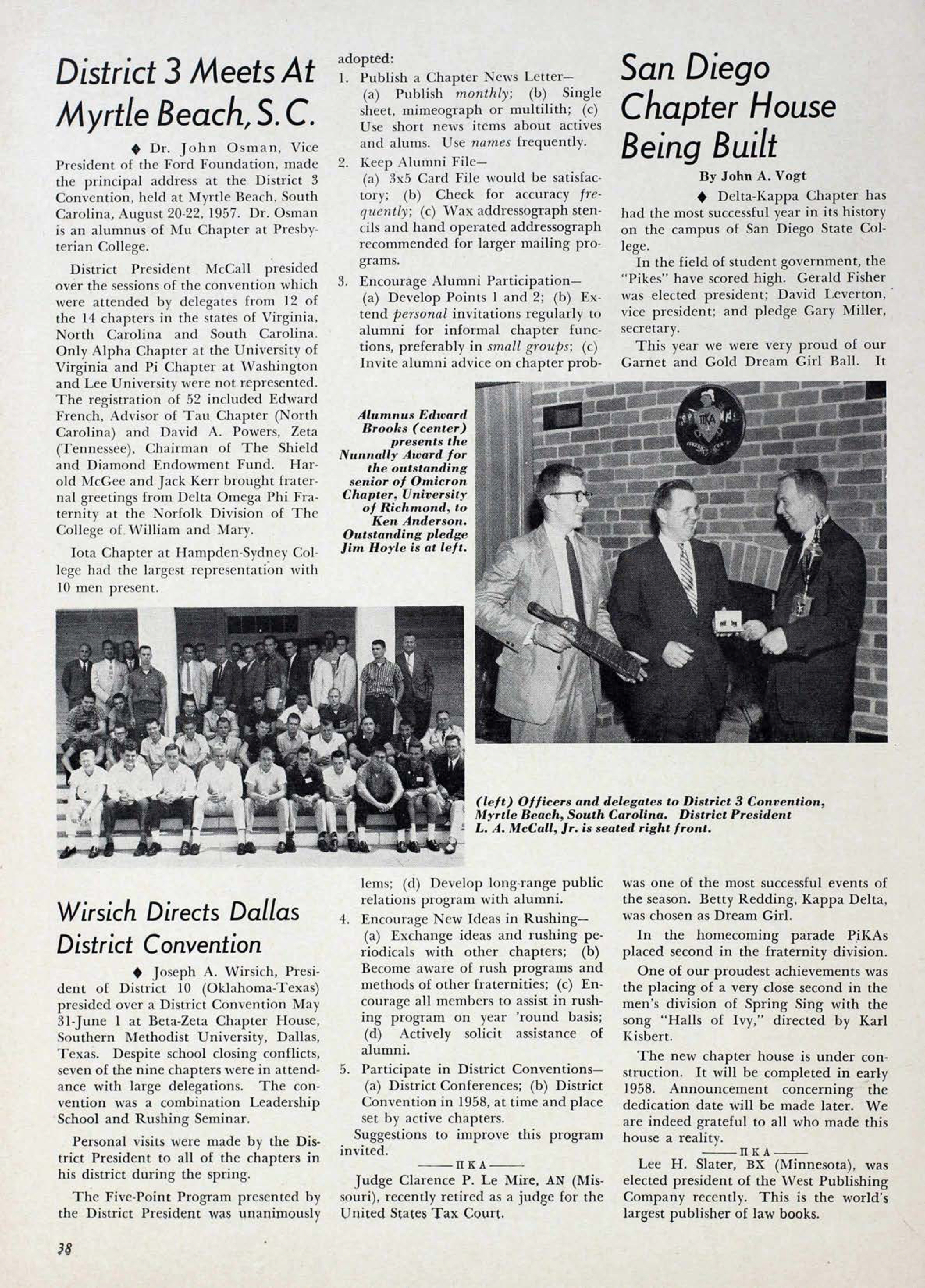 San Diego Chapter House Being Built